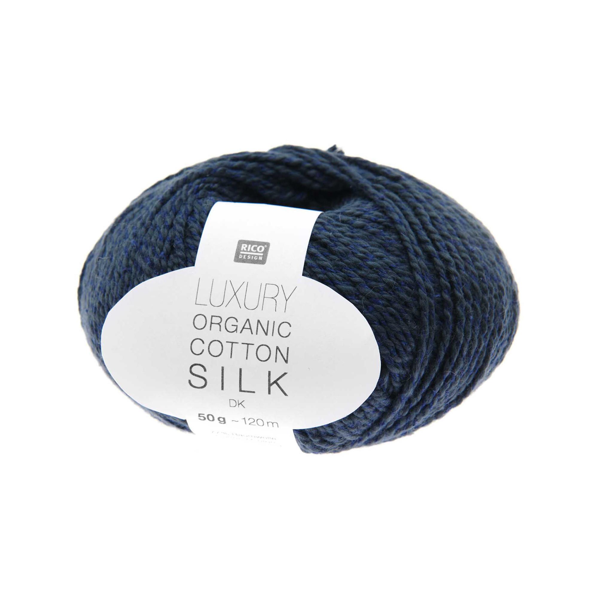 RICO-Design Fil à tricoter Luxury Organic Cotton Silk dk 