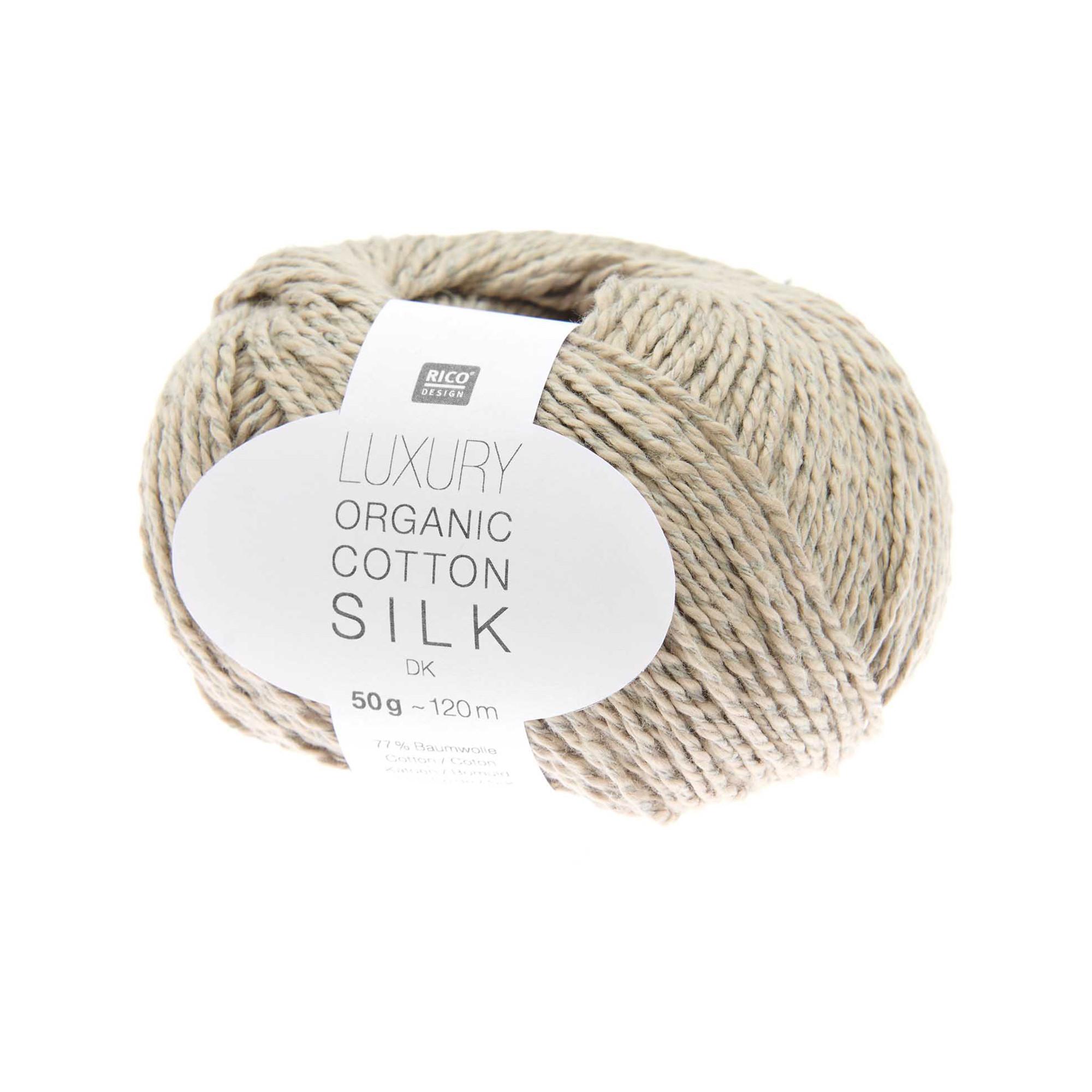 RICO-Design Fil à tricoter Luxury Organic Cotton Silk dk 