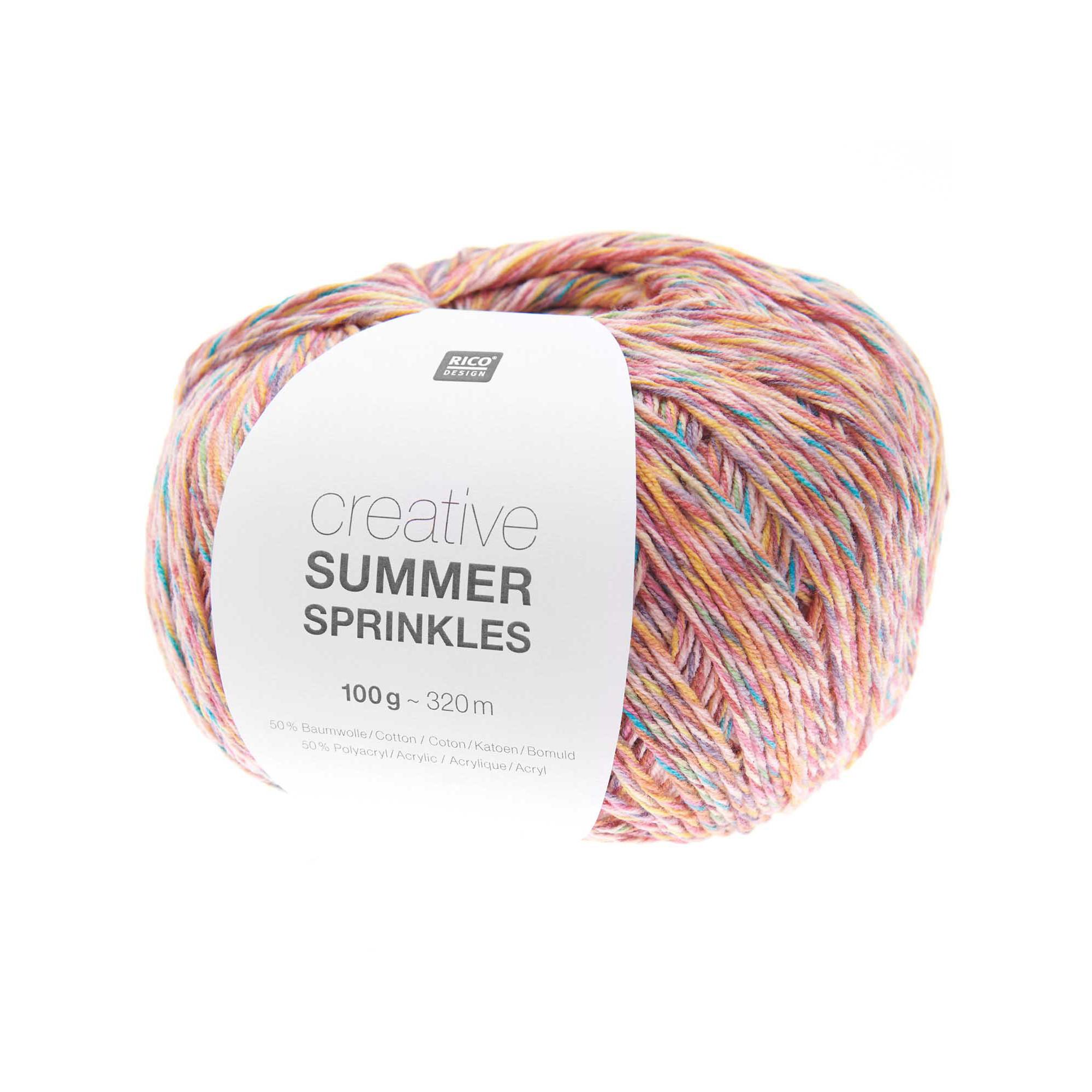 RICO-Design Filato per maglieria Creative Summer Sprinkles 