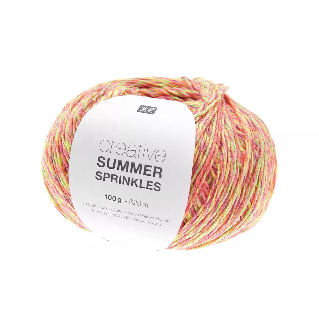 Rico Design Creative Summer Sprinkles Neon Pink