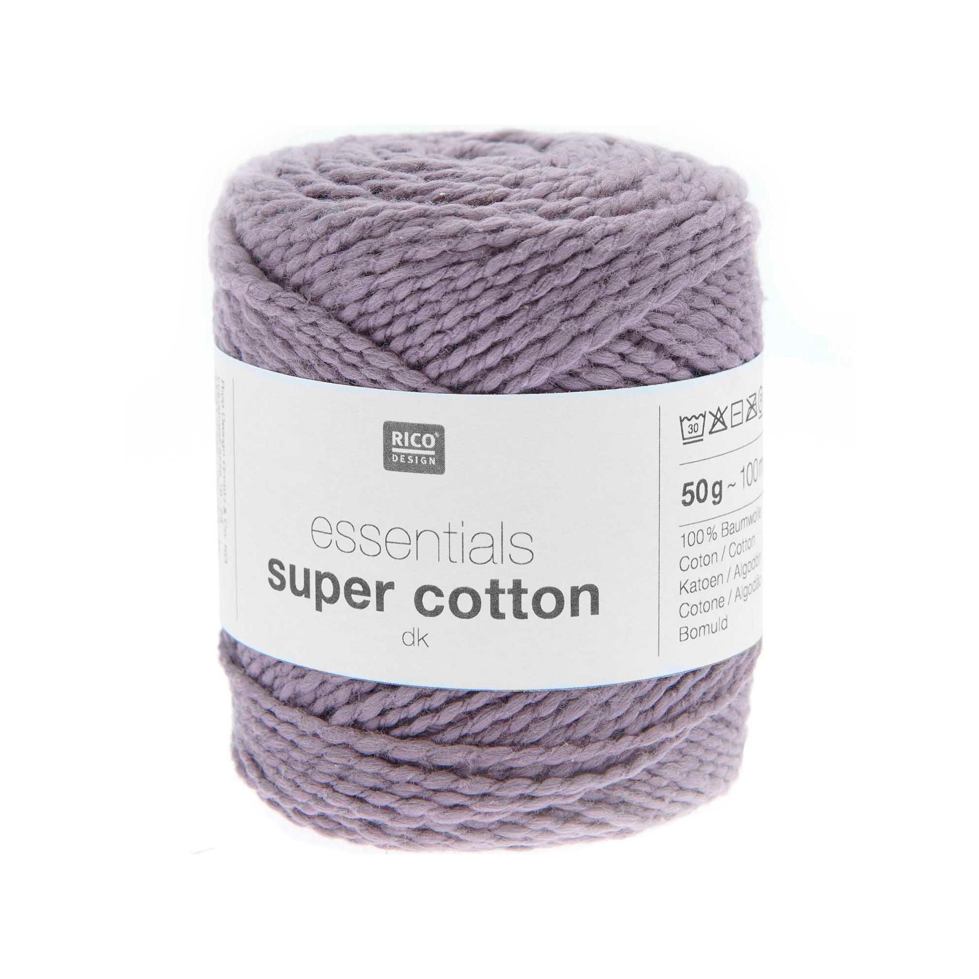 RICO-Design Filato per maglieria Essentials Super Cotton dk 