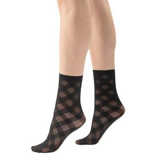 emilio cavallini oblique tartan socks Feinsöckchen 