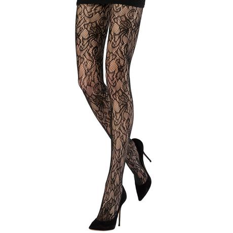 emilio cavallini openwork lace tights Collant lavorato 