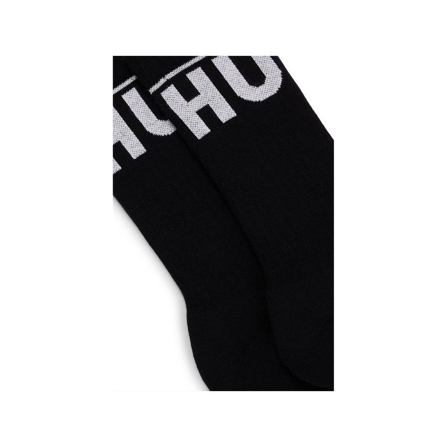 HUGO 2P QS RIB ICONIC CC Duopack, wadenlange Socken 