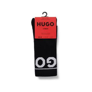 HUGO 2P QS RIB ICONIC CC Lot de 2 paires de chaussettes, hauteur mollet 
