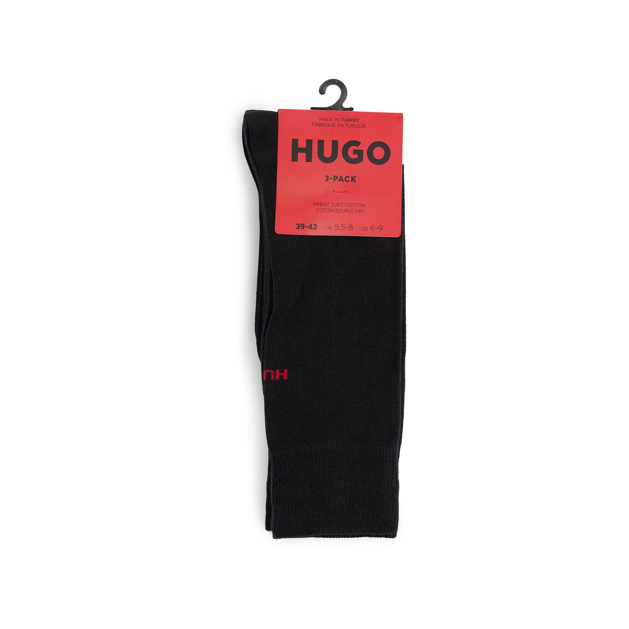 HUGO 3P RS UNI CC Lot de 3 paires de chaussettes, hauteur mollet 