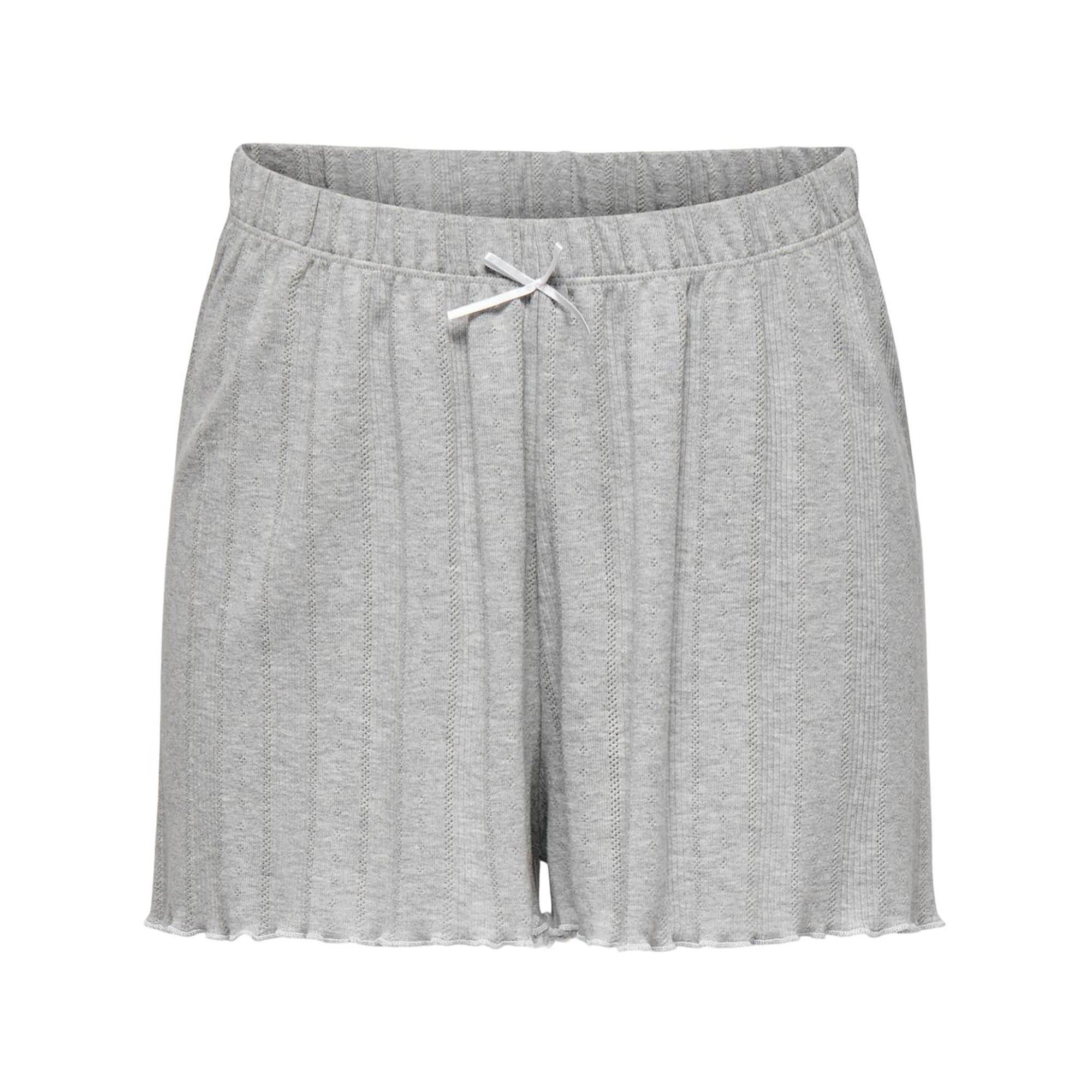 Image of Pyjamashorts Damen Grau Melange M