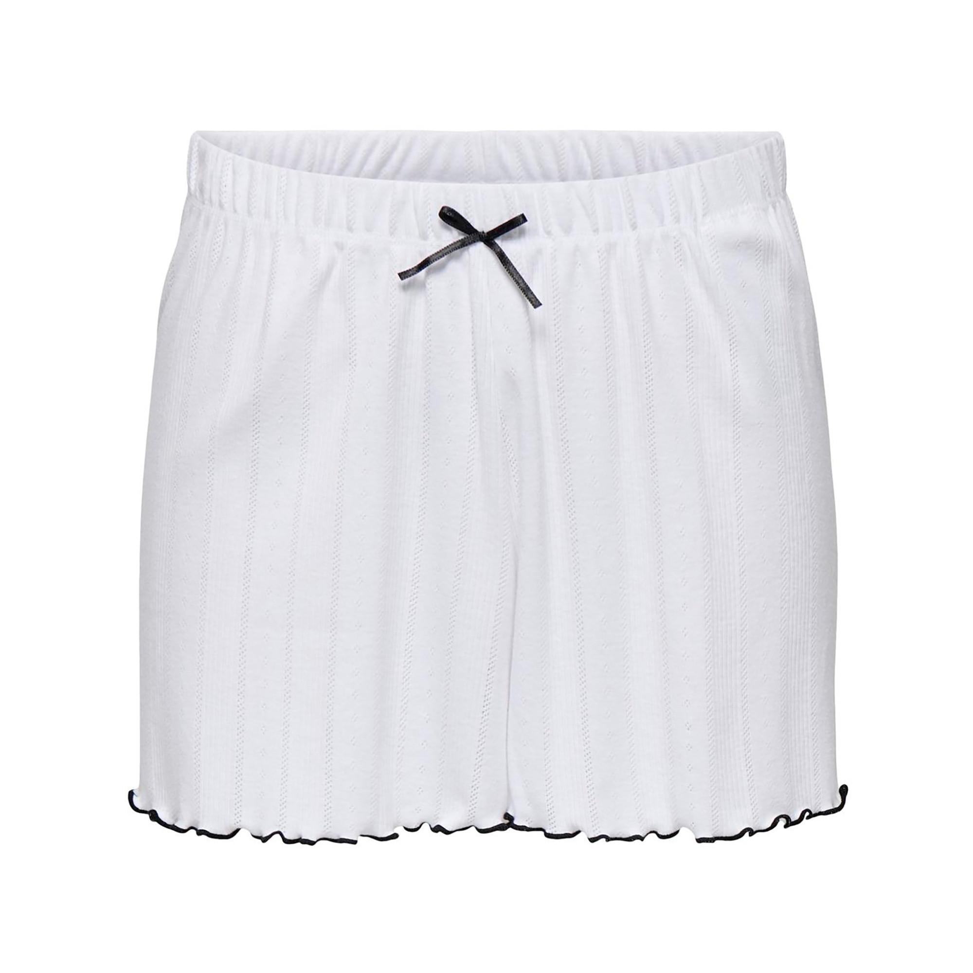 Image of Pyjamashorts Damen Weiss L