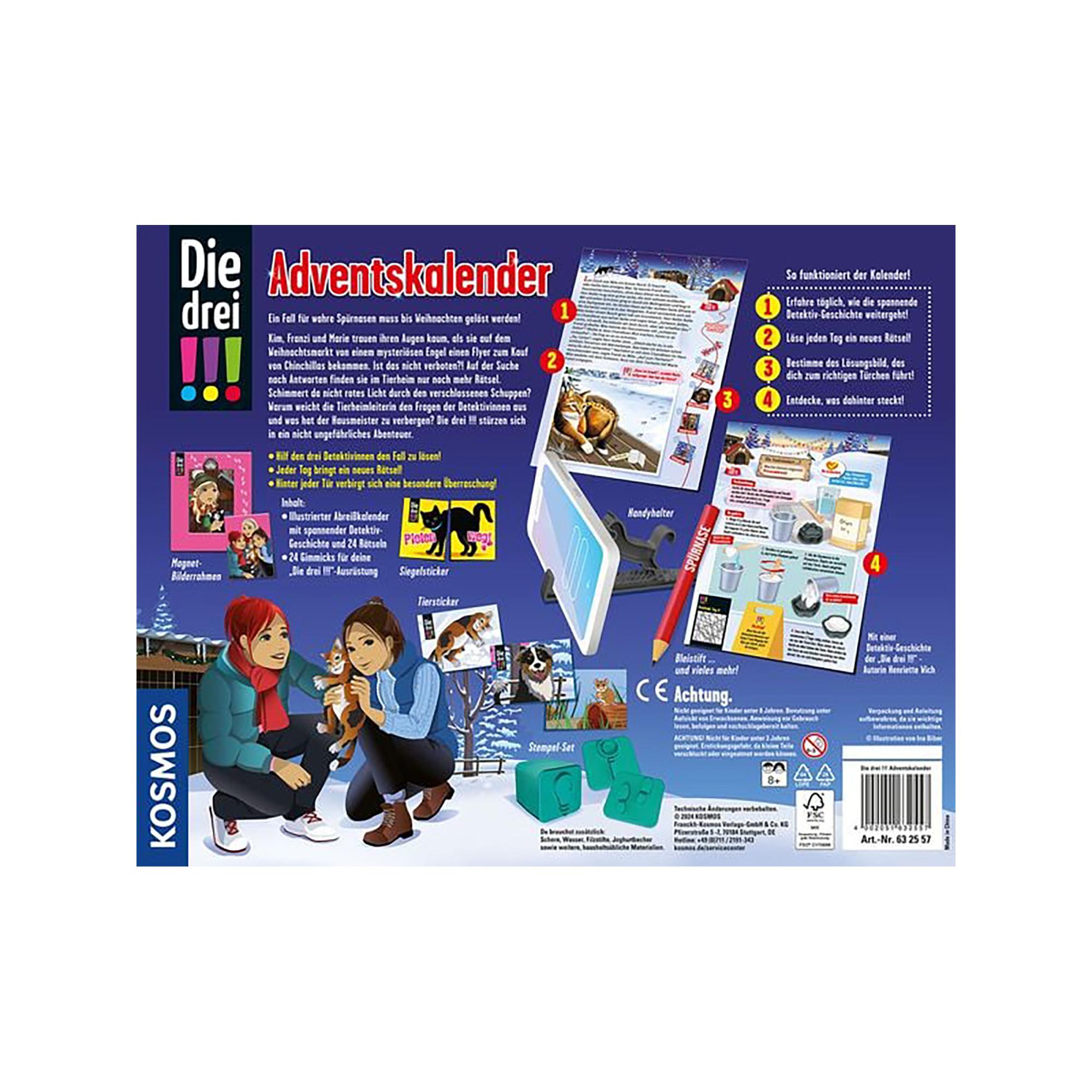 Kosmos  Adventskalender 24 Drei !!!, allemand 