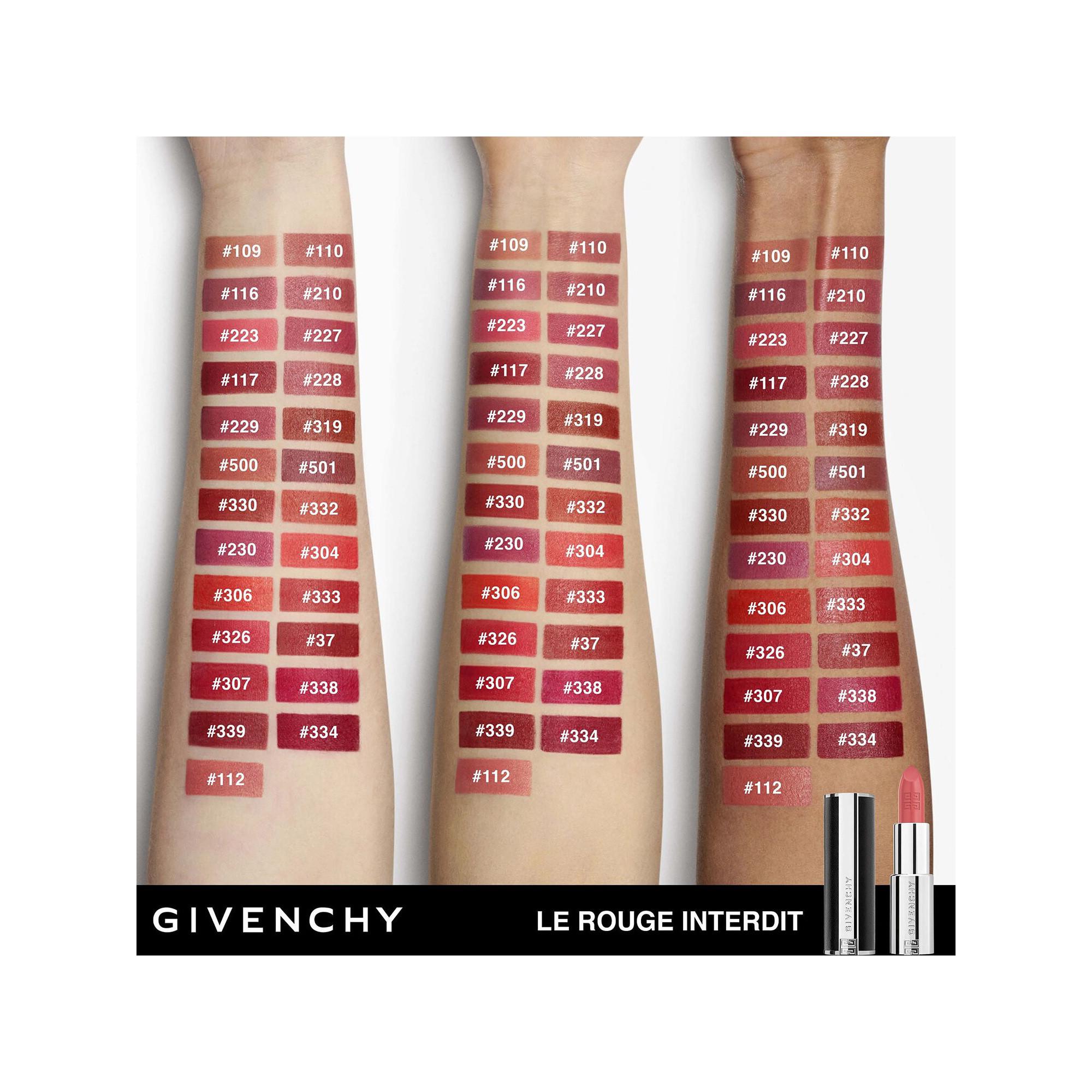 GIVENCHY LE ROUGE INTERDIT INTENSE SILK 3.4G N230 Le Rouge Interdit Intense Silk - Rouge à Lèvres Fini Soyeux 