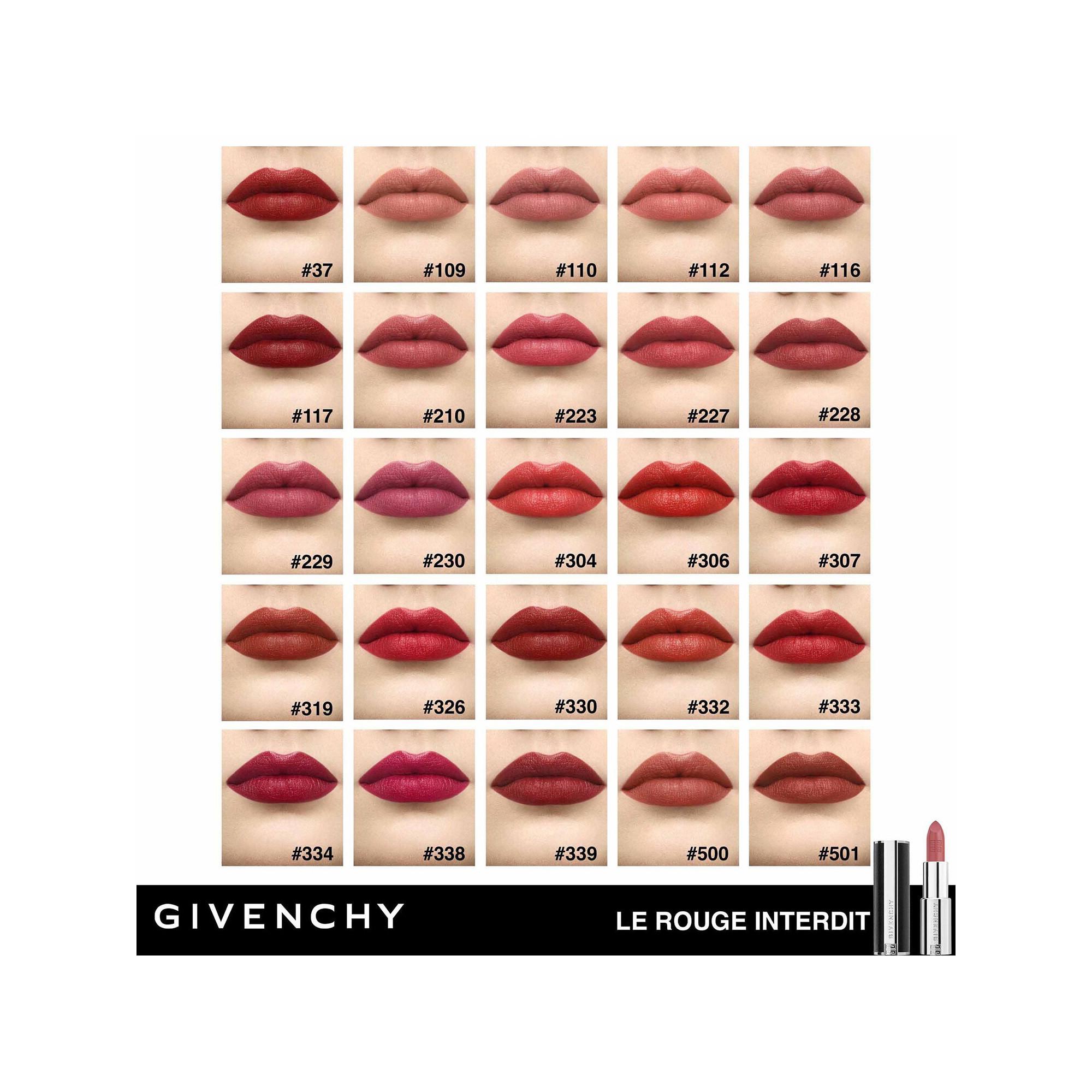 GIVENCHY LE ROUGE INTERDIT INTENSE SILK 3.4G N230 Le Rouge Interdit Intense Silk - Rouge à Lèvres Fini Soyeux 