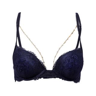 Manor Woman Reggiseno Push Up con Pizzo e Strass  