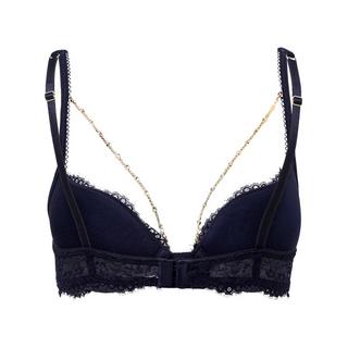 Manor Woman Reggiseno Push Up con Pizzo e Strass  