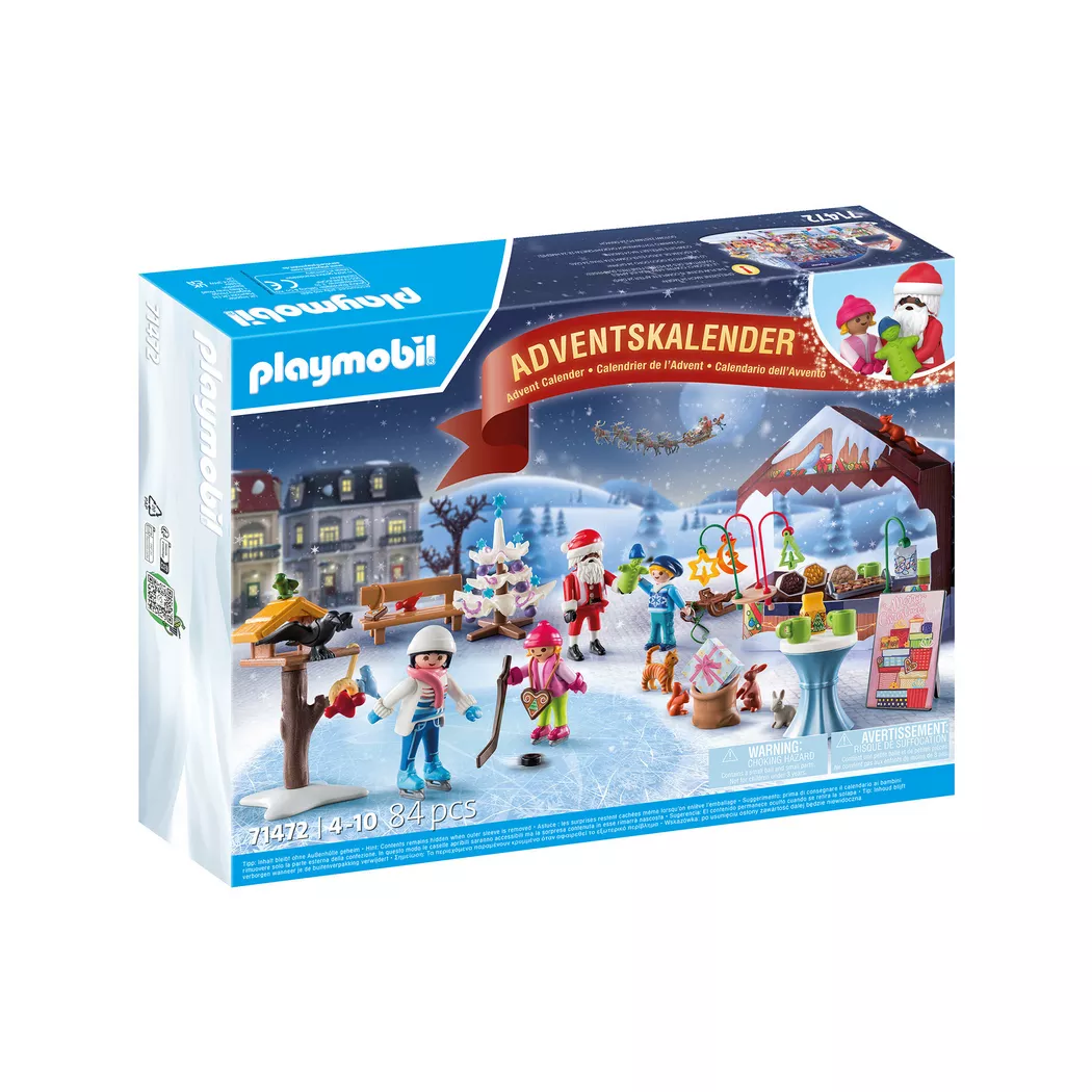 Playmobil - 71472 Adventskalender: Ausflug auf den Weihnachtsmarkt, Multicolor