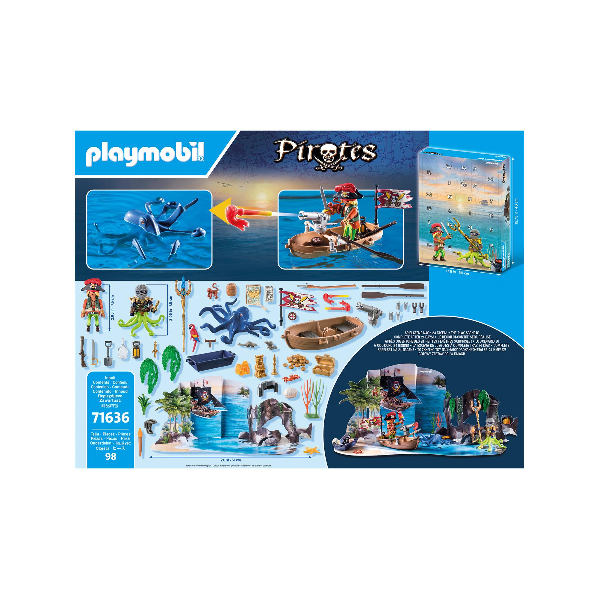 Playmobil  71636 Calendario dell'Avvento: Pirati 