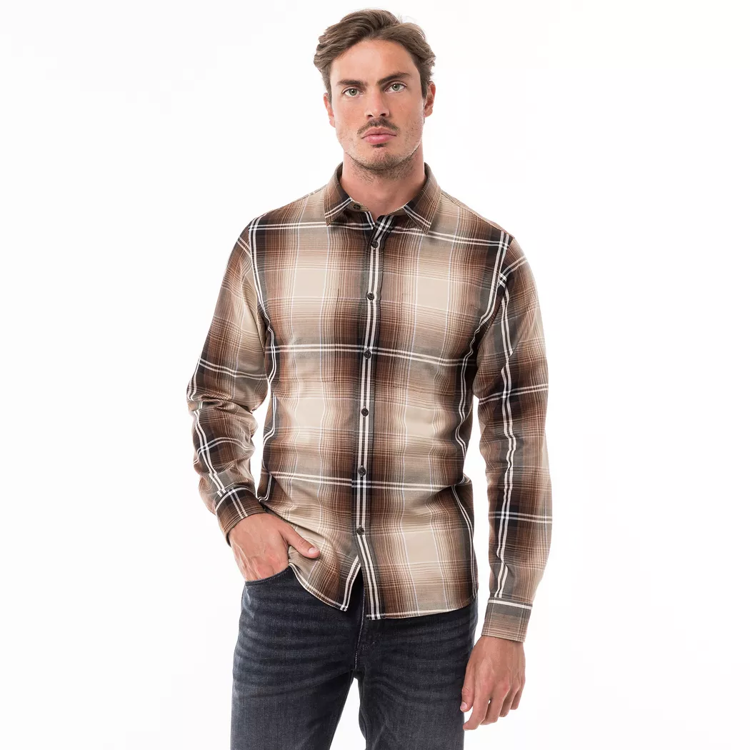 Hugo - Hemd, langarm, für Herren, Beige, Größe S