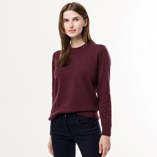 Manor Woman lambswool Pull, col rond, manches longues 