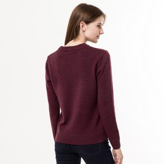 Manor Woman lambswool Maglione girocollo, maniche lunghe 