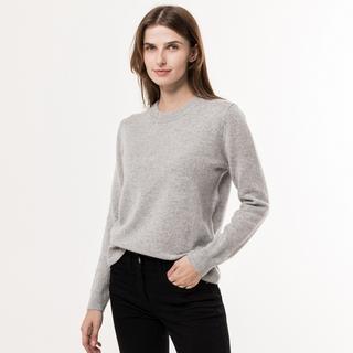 Manor Woman lambswool Pull, col rond, manches longues 