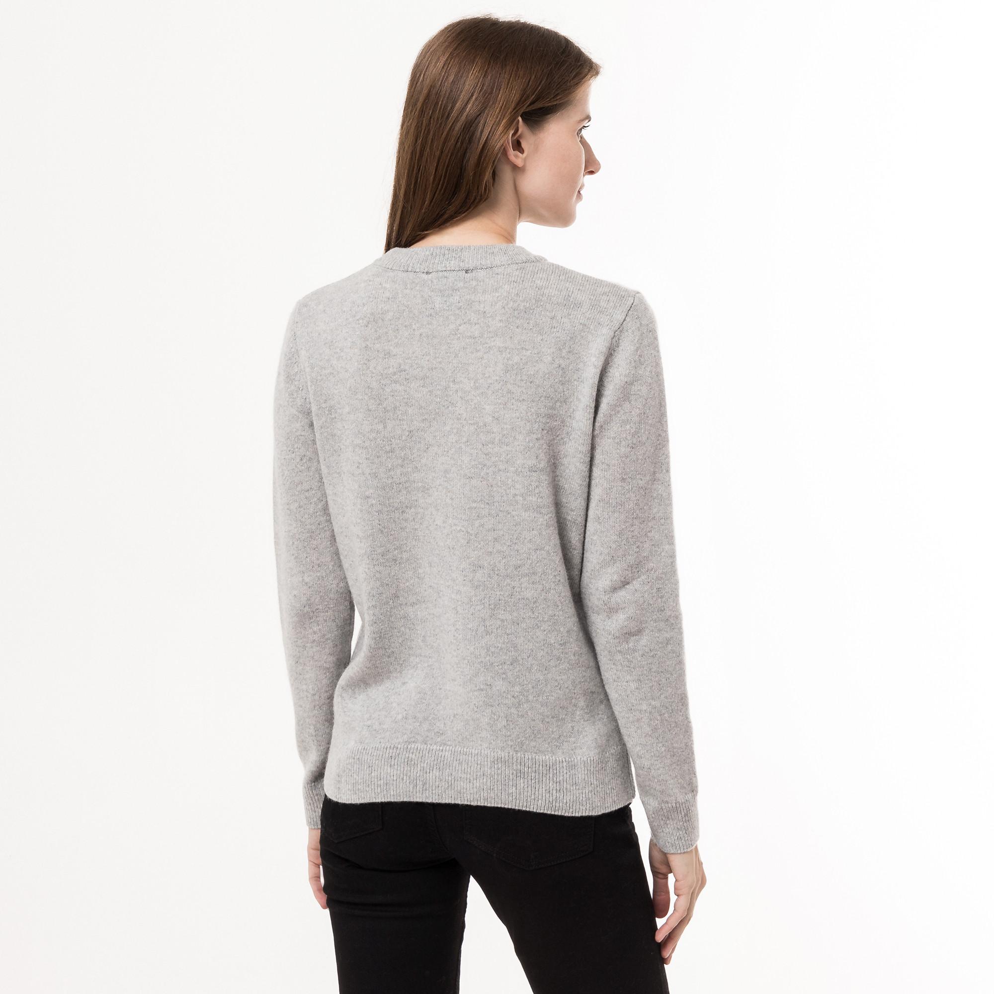 Manor Woman lambswool Pull, col rond, manches longues 