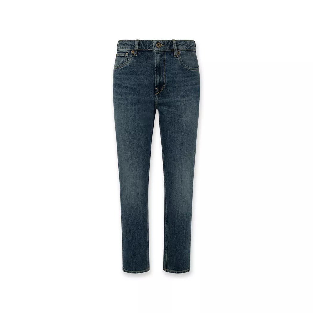 Pepe Jeans London - Jeans, Tapered Fit, für Damen, Blau Bedruckt, Größe W27/L30