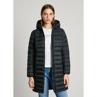 Pepe Jeans London Cappotto Midi Imbottito con Cappuccio  
