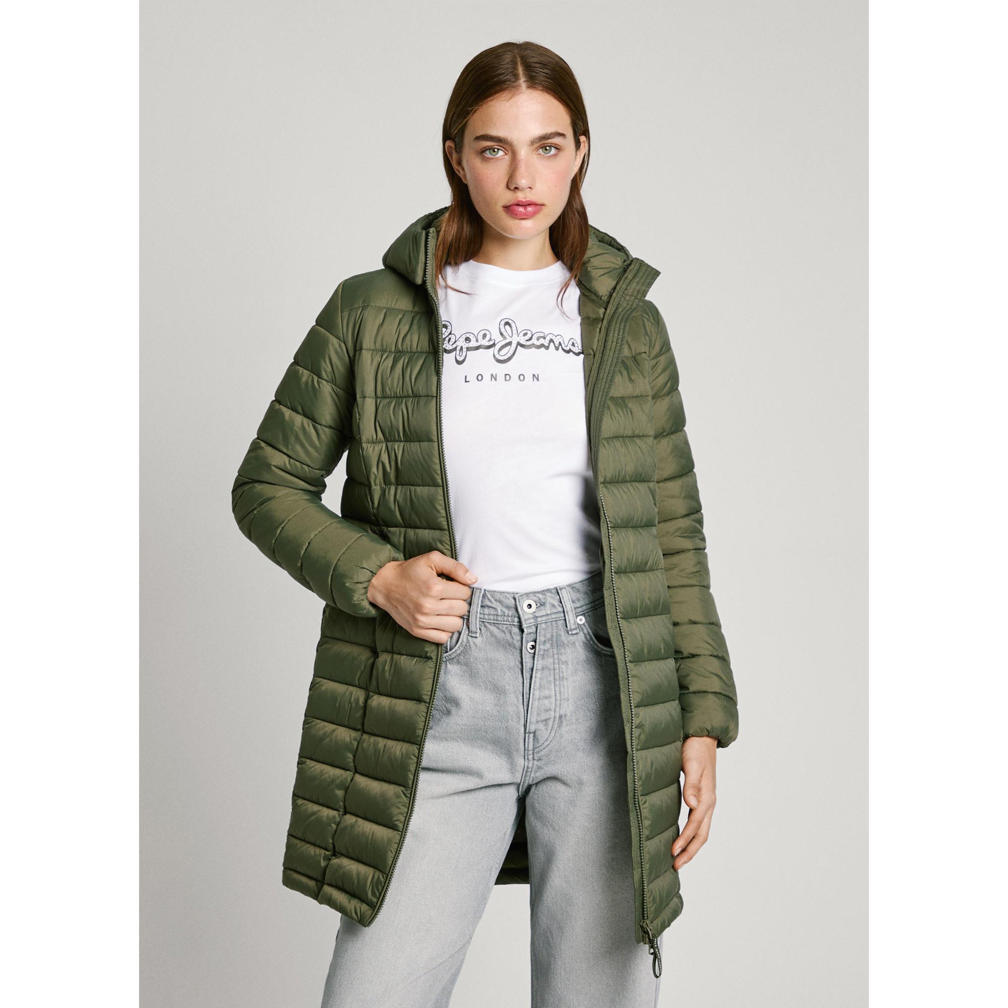 Pepe Jeans  Midi Mantel, Wattiert 