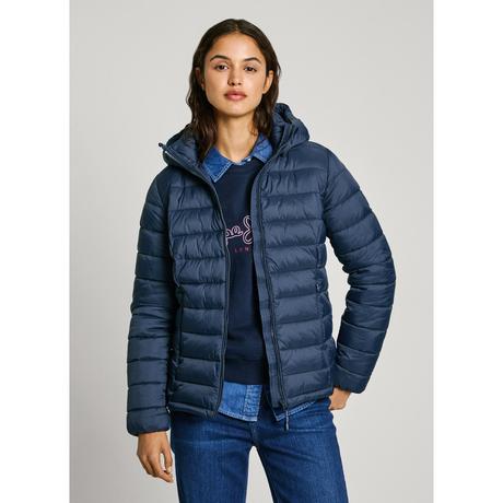 Pepe Jeans London Wattierte Jacke mit Kapuze  