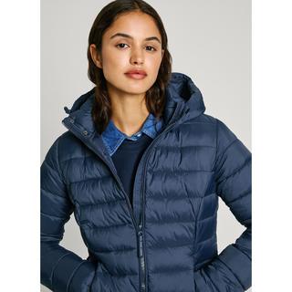 Pepe Jeans London Wattierte Jacke mit Kapuze  