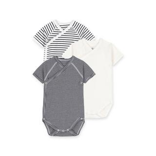 PETIT BATEAU  Body, maniche corte, 3-pack 