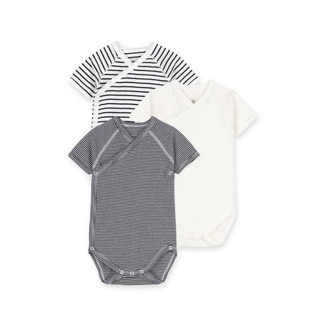 PETIT BATEAU  Triopack, Bodys, kurzarm 