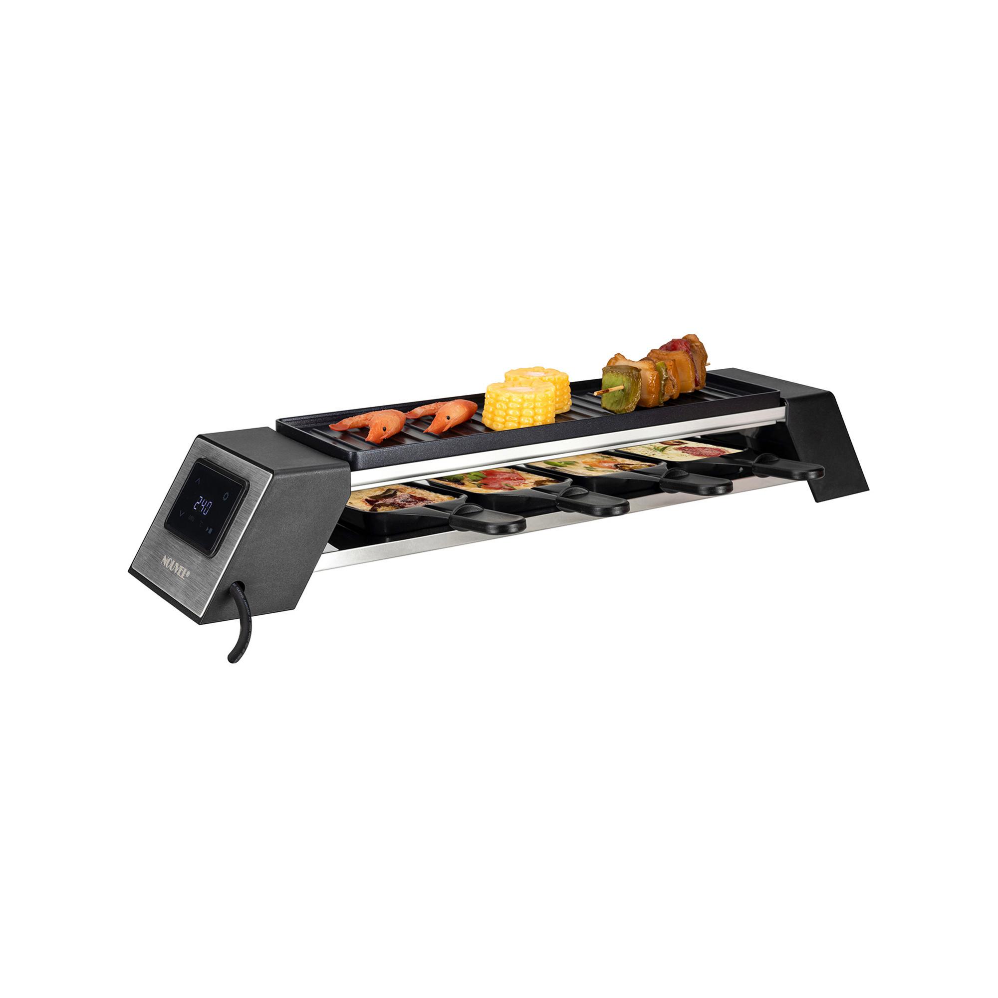 NOUVEL Fornello per raclette con diplay digitale Future, 4 persone 