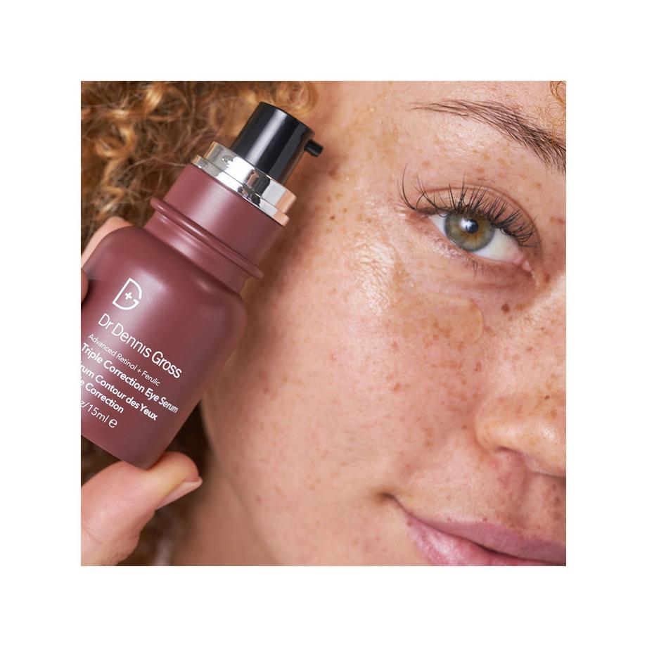 Dr Dennis Gross  Advanced Retinol + Ferulic - Sérum Contour Dex Yeux Triple Correction 