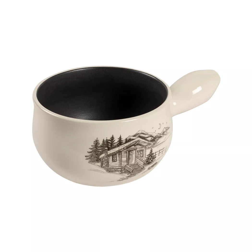 Kuhn Rikon - Caquelon für Käsefondue, 20cm, Beige