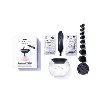 Systeme de nettoyage et de sechage des pinceaux de maquillage