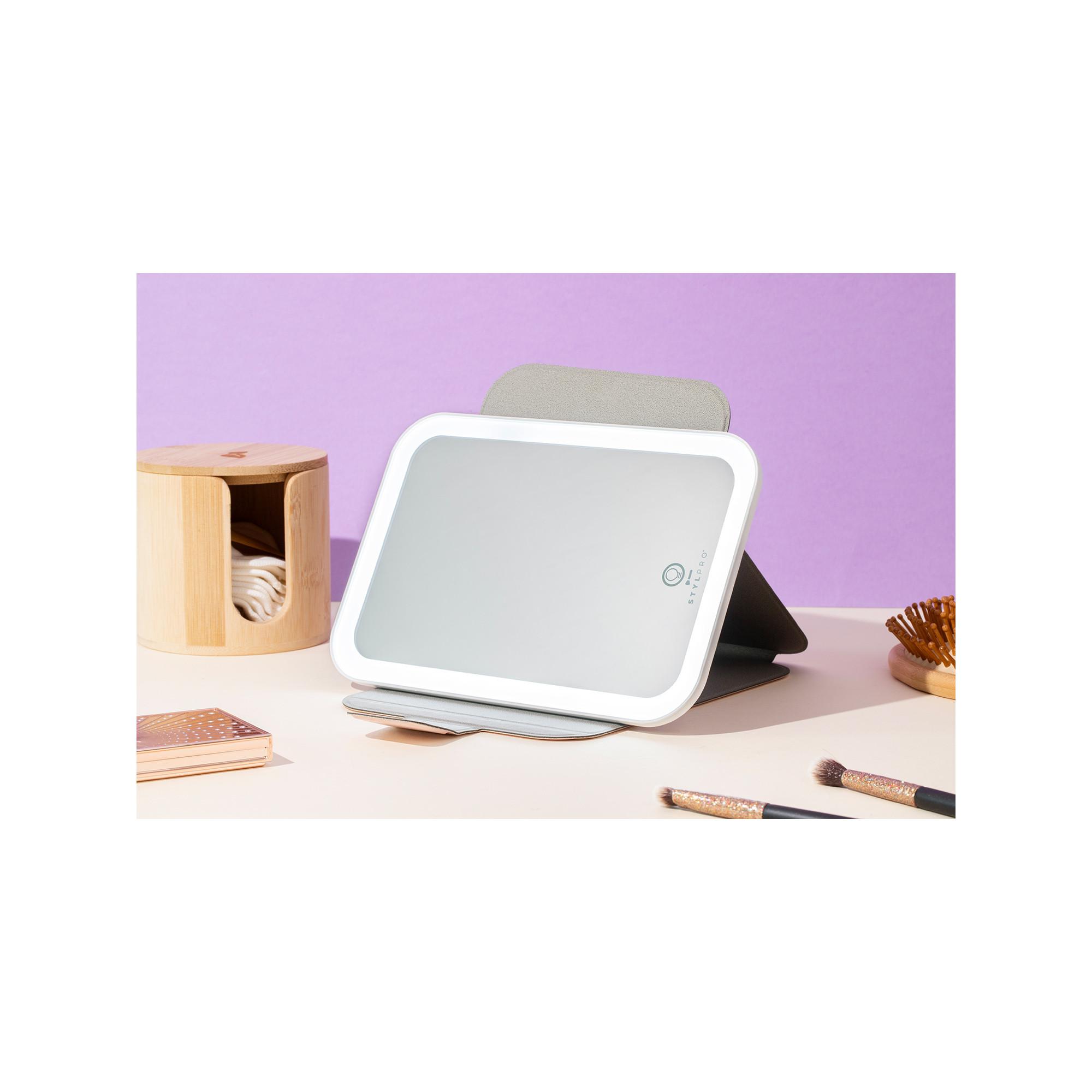 STYLPRO Stylpro Pink Travel LED Mirror Kleiner LED-Reisespiegel 