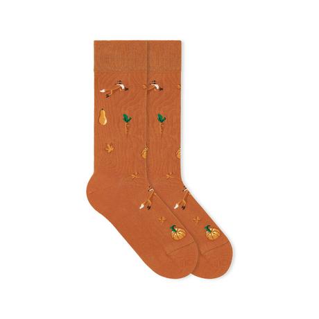 von Jungfeld Kürbis Chaussettes 