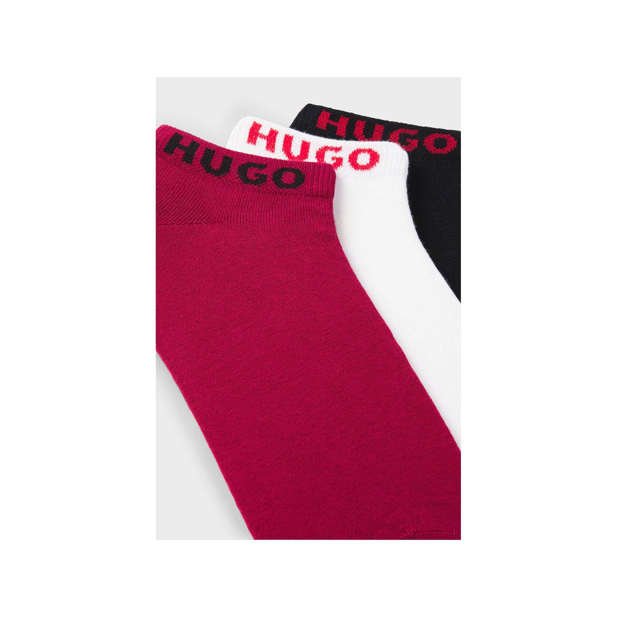 HUGO 3P AS UNI COL CC W Multipack, Socken 