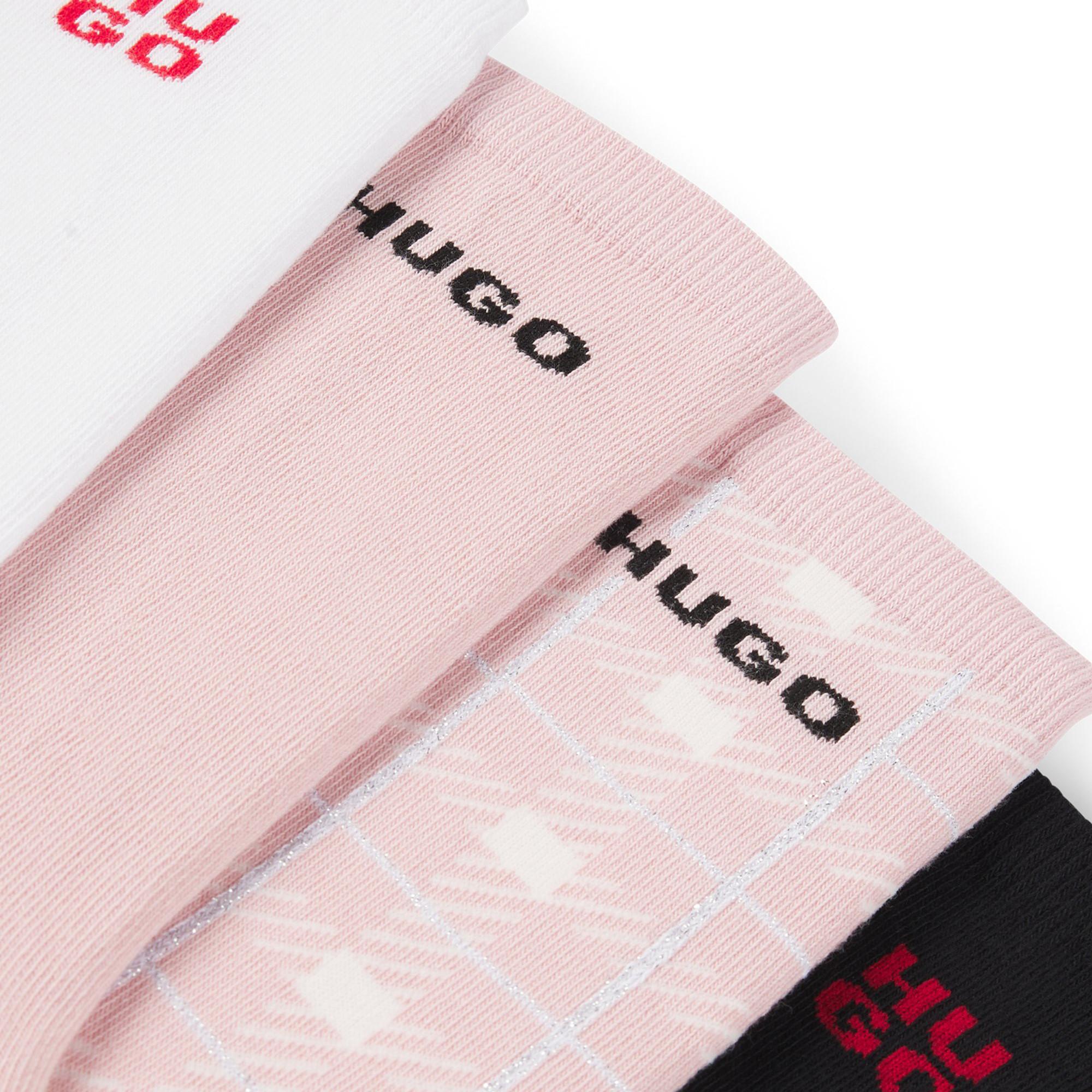 HUGO 4PQS GIFT CHECK CC W Multipack, chaussettes 