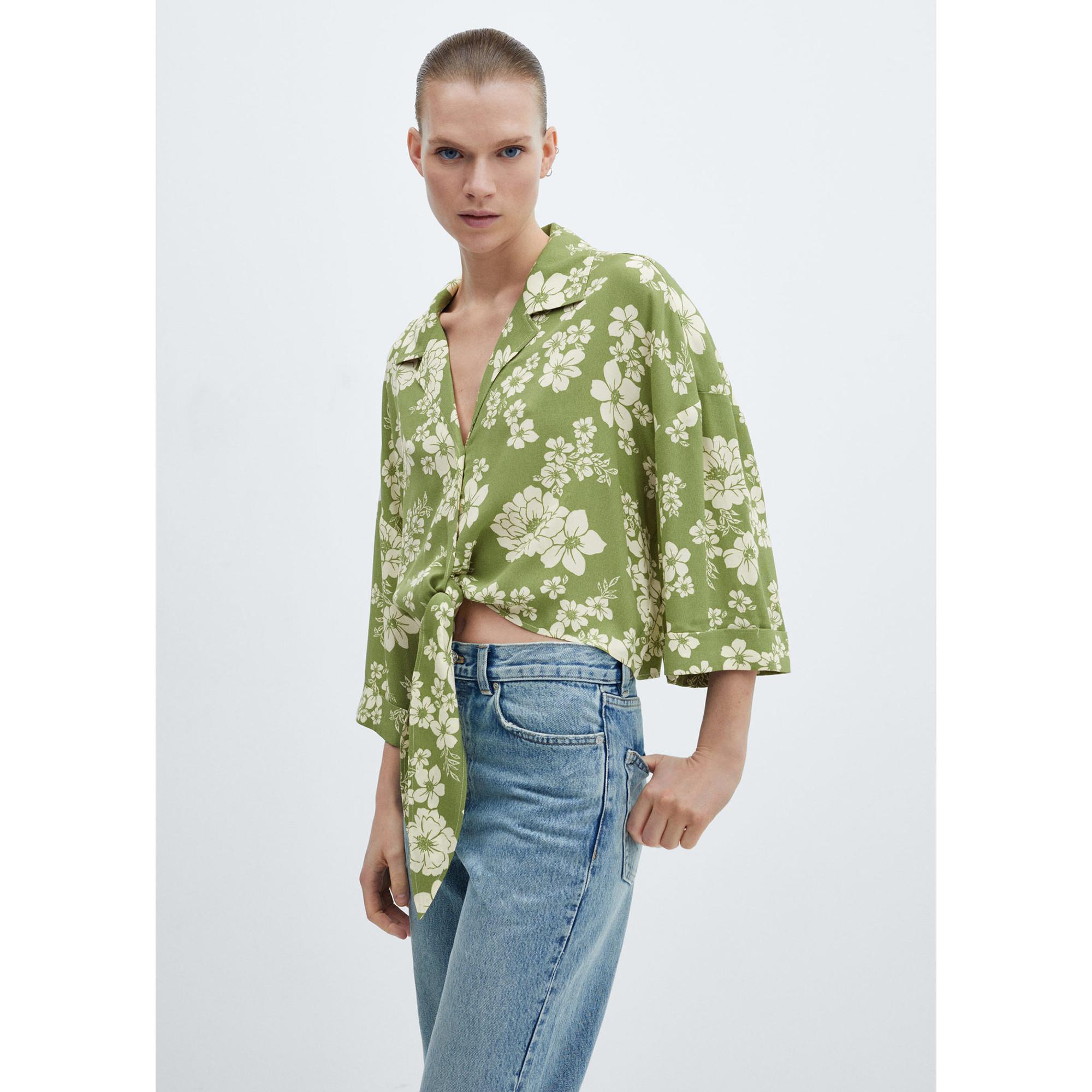 Image of Hemd, Langarm Damen Grün L