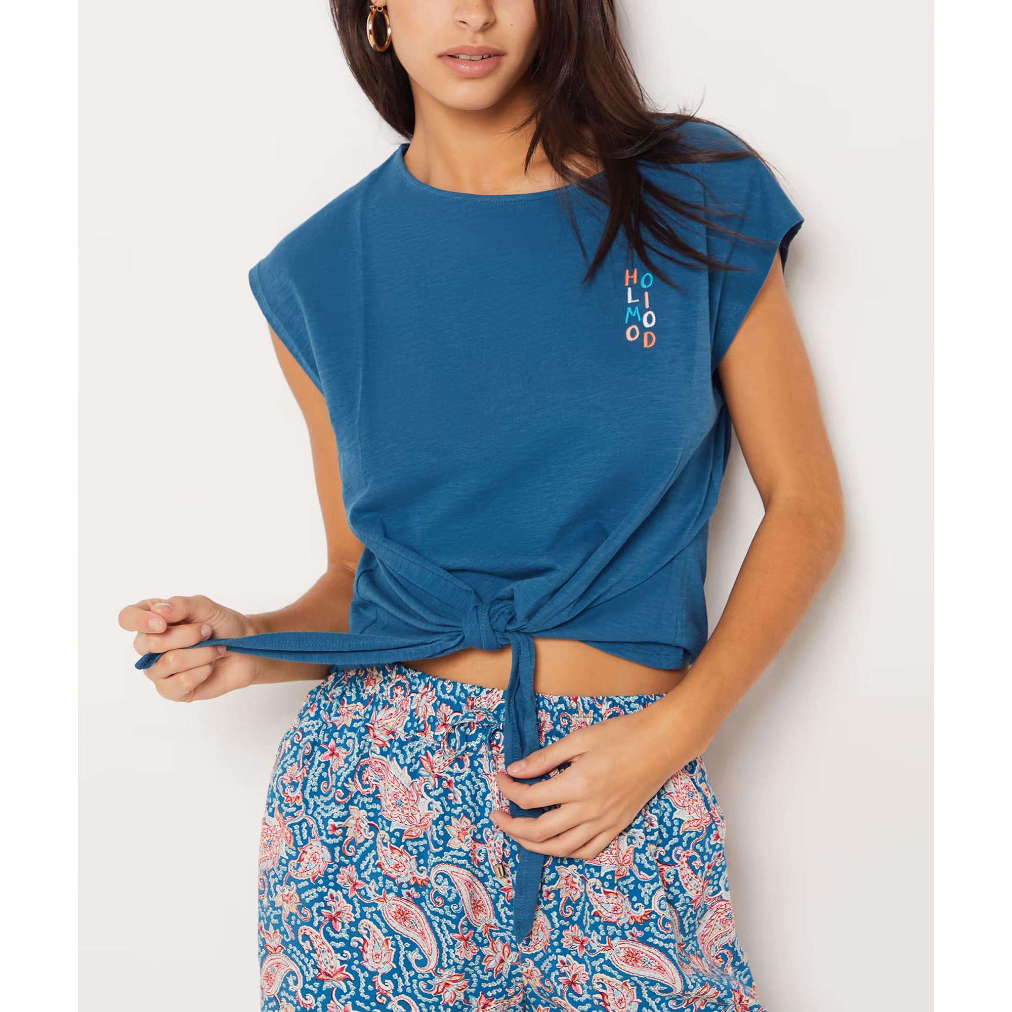 Image of T-shirt Damen Grün Bedruckt XL