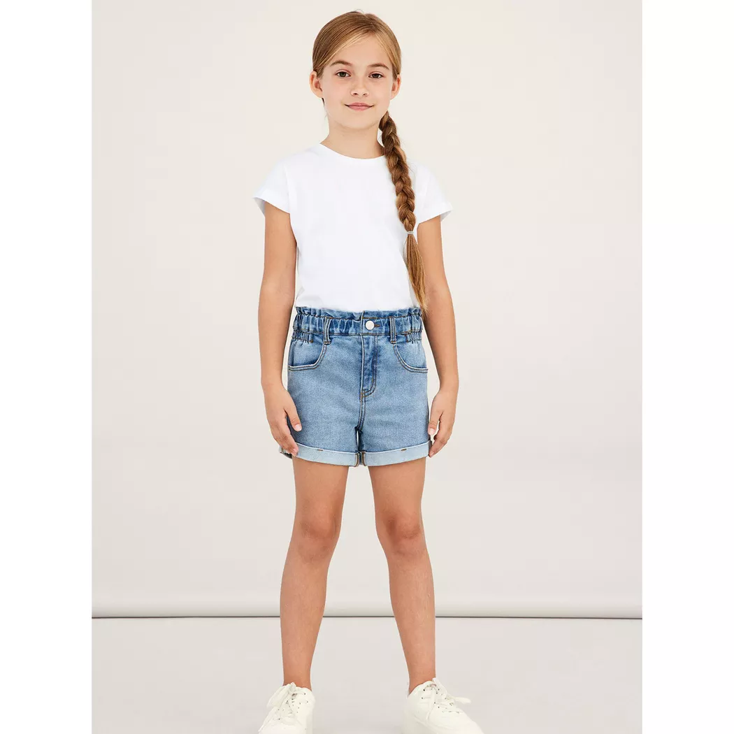 Name It - Jeansshorts, 110, Blau Denim