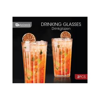 Excellent Houseware Bicchiere da long drink 2 pezzi Drink 