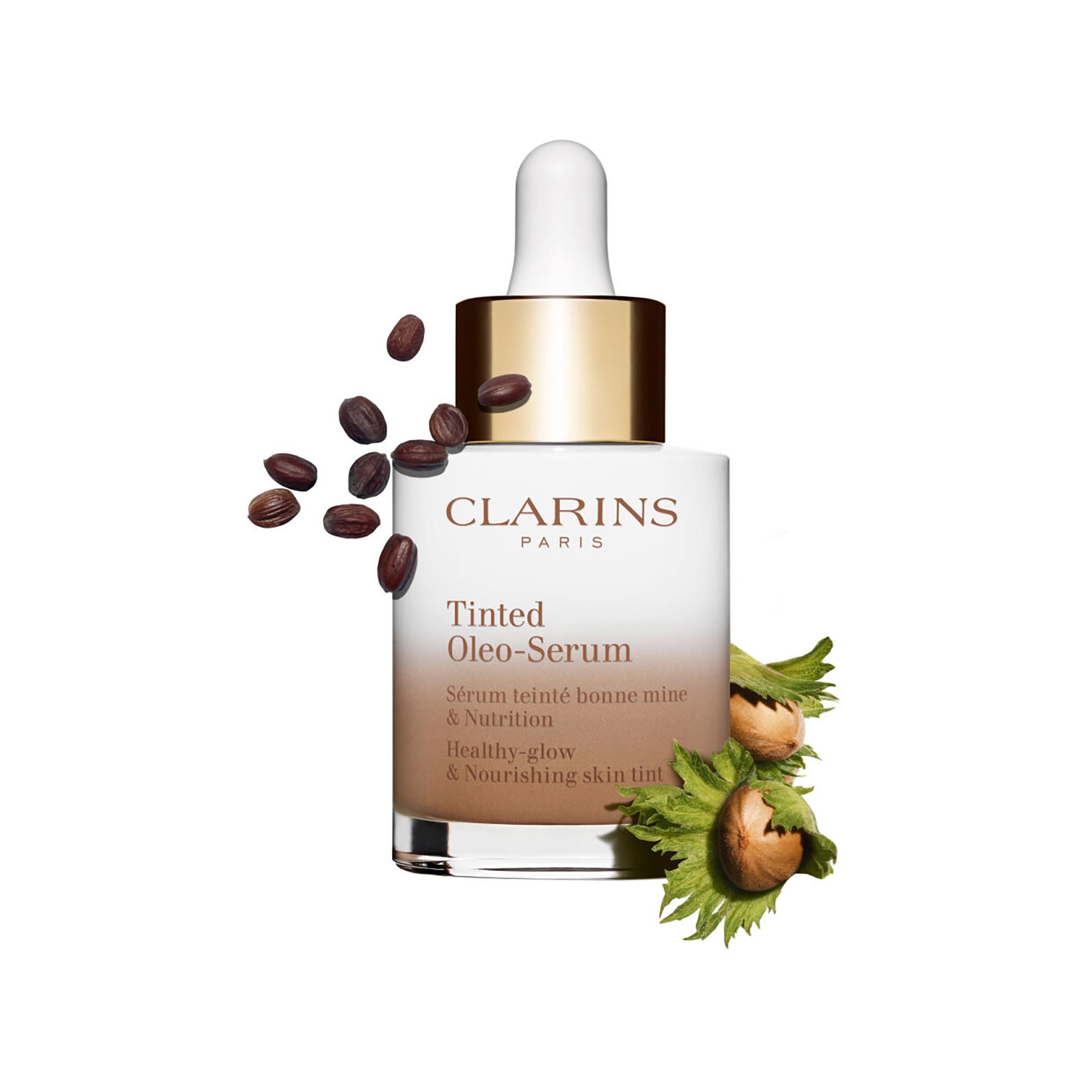 CLARINS TINTED OLEO-SERUM Tinted Oleo-Serum - Nährendes, getöntes Serum für einen gepflegten Teint 