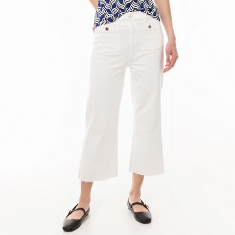 MORGAN Cropped Flared High Waist Hose  