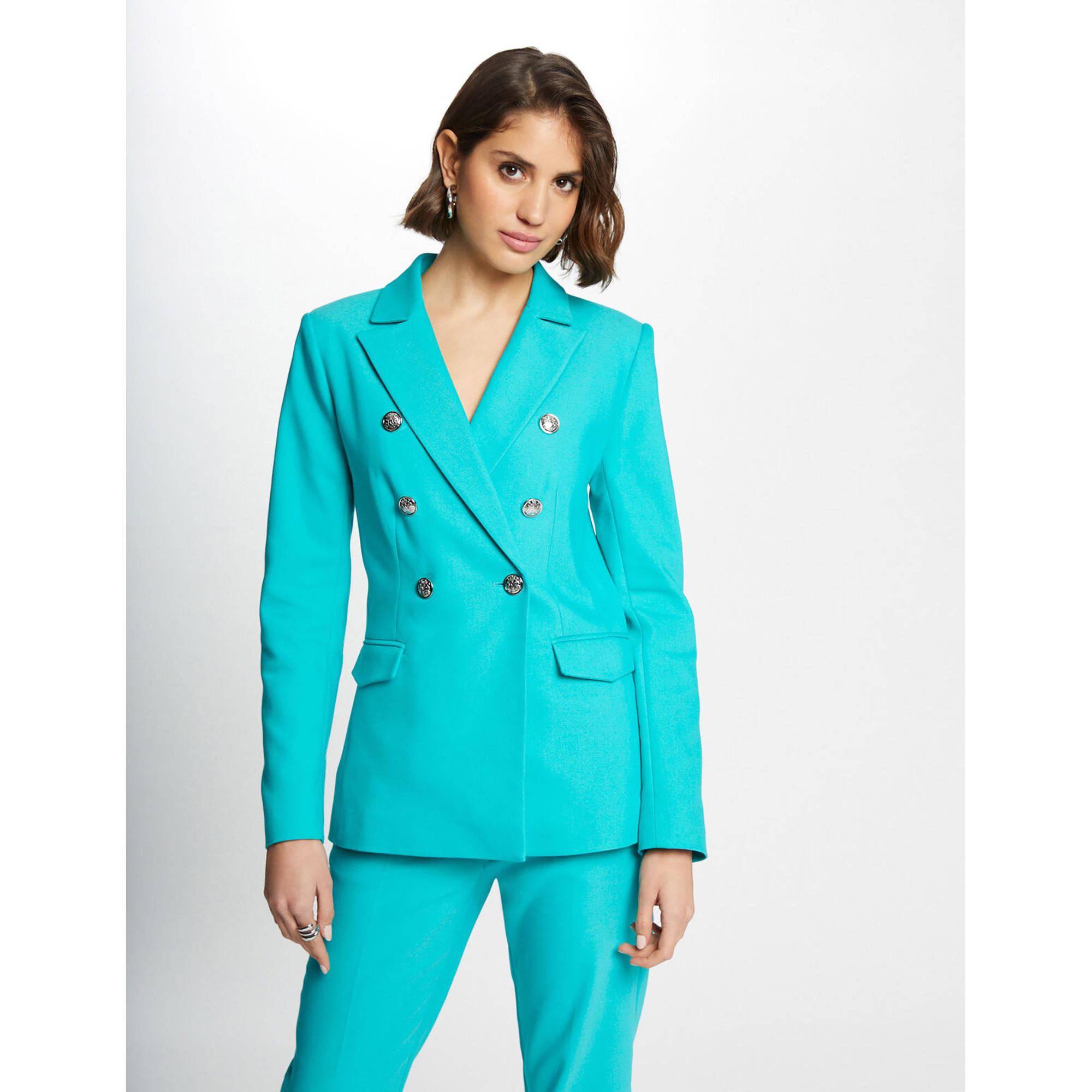 Image of Jacke Damen Türkisblau 34