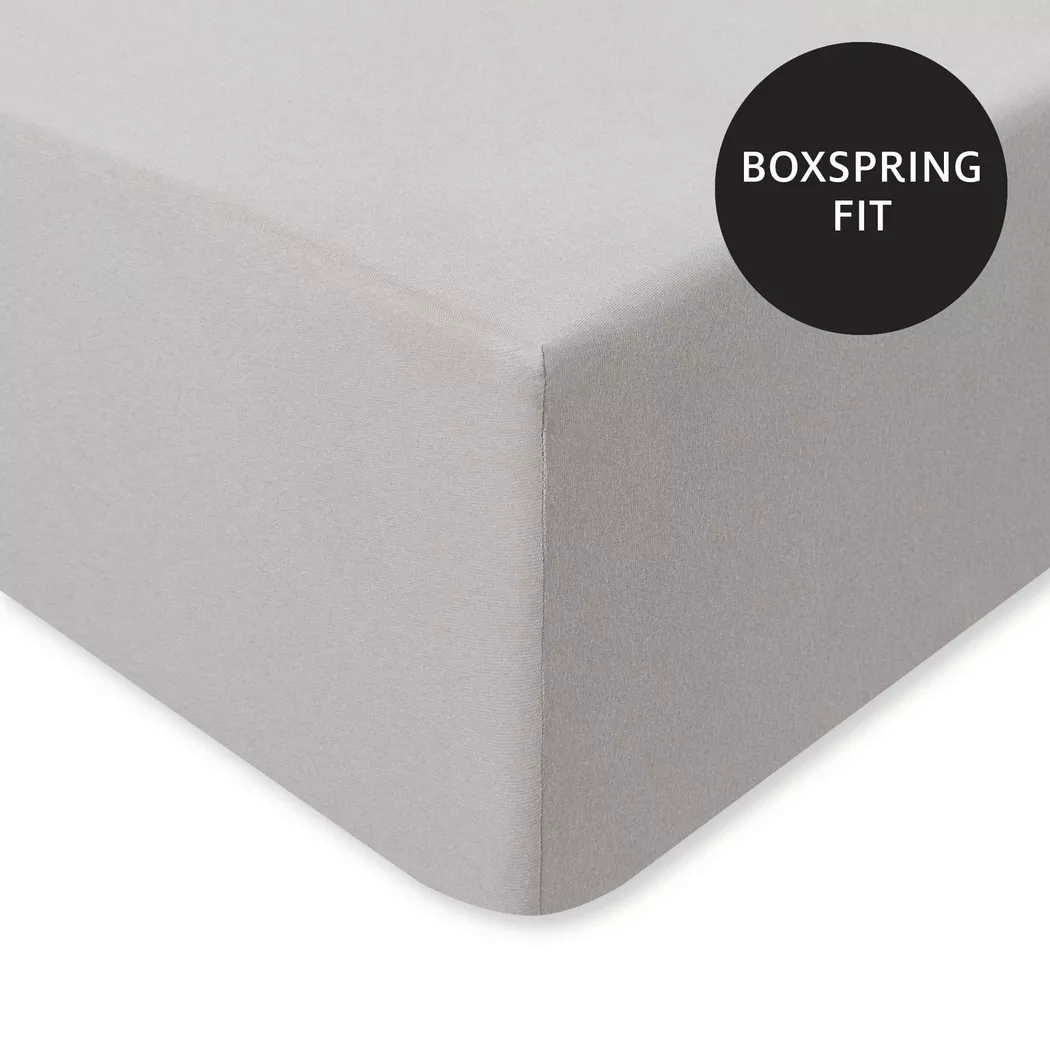 Manor - Fixleintuch, Unico Fixleintuch, 180-200 x 200 x 30 cm, Grau
