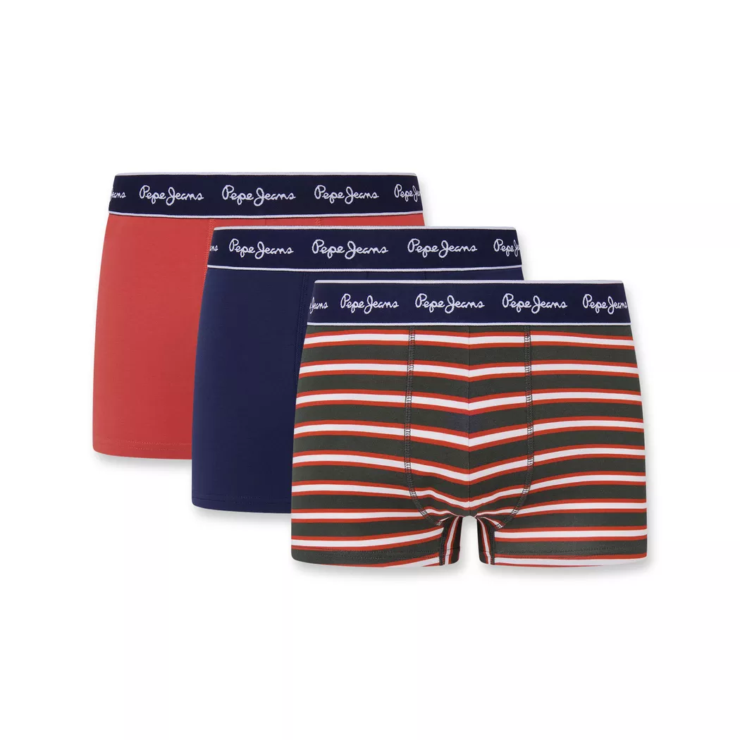 Pepe Jeans London - Triopack, Pantys, für Herren, Orange, Größe L