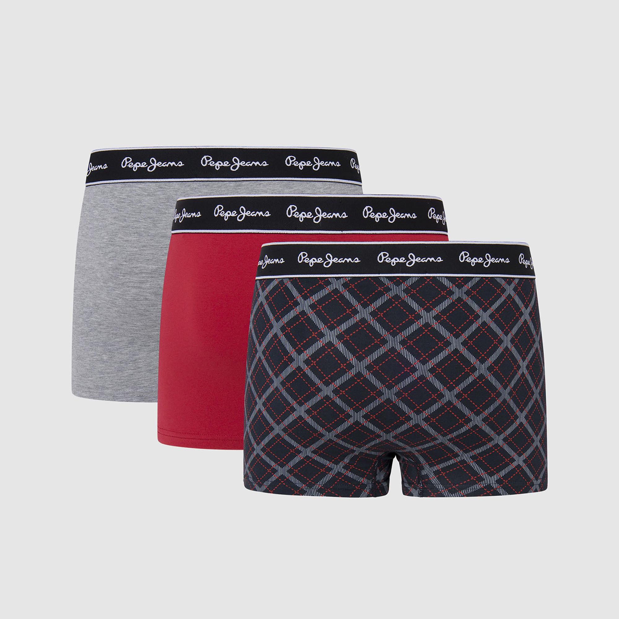 Pepe Jeans London Tartan TK 30 Triopack Boxershorts  