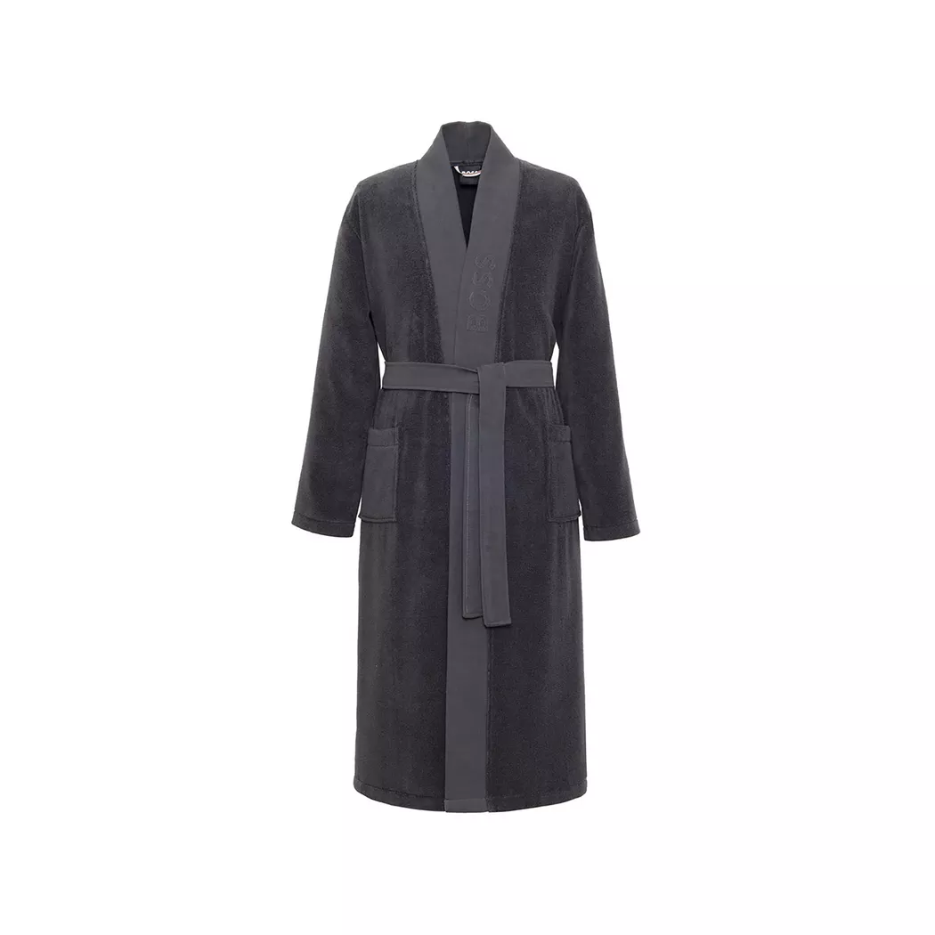 Hugo Boss - Bademantel, unisex, für Damen, Black, Größe L